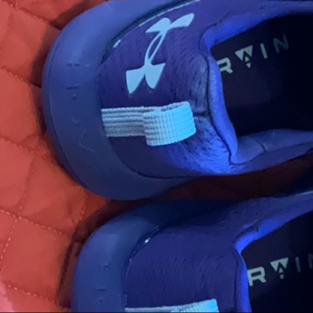 Under Armour Purple Lace-Up Athletic Sneakers - Picture 2 of 5